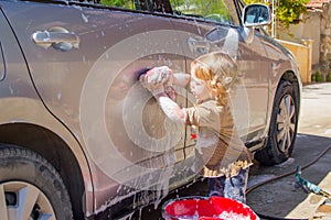 Carwash girl