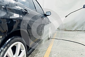 Carwash service, high pressure washing