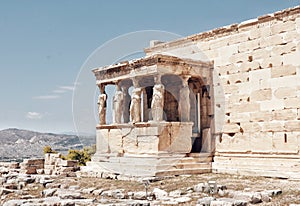 The Caryatid Columns of the Erechtheion