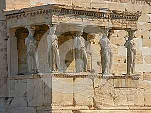 Caryatides of Erechteion, Athens, Greece