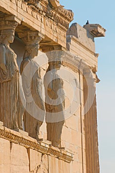 Caryatids, acropolis, athens