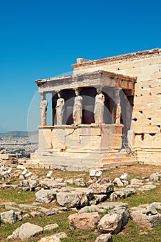 Caryatids at Acropolis in Athens