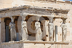 Caryatids at Porch of the Erechtheion, Acropolis