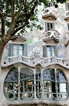 Casa Battlo, example of modernism, Barcelona