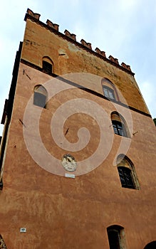 Casa Cavassa in Saluzzo town, Italy. Art and time