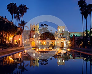 Casa De Balboa at night photo