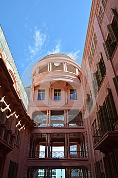 The Casa de Cultura Mario Quintana CCMQ - Mario Quintana House of Culture, originally Hotel Majestic. Porto Alegre