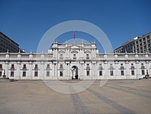 Casa de la moneda palace in santiago de chile photo