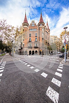 Casa de les Punxes in Barcelona photo