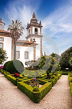 Casa de Mateus or Solar de Mateus palace, Vila Real district, Portugal. It gives the name to the famous Mateus RosÃ© wine brand.