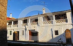 Casa encalada en Cazalla de la Sierra, provincia de Sevilla, EspaÃÂ±a photo