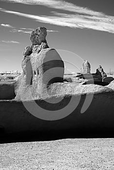 Casa Grande National Monument Infrared monochrome