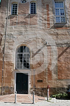 Violinist and Composer Paganini`s House, Salita di Santa Maria in Passione, Genoa, Italy. photo