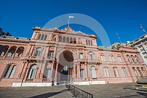 Casa Rosada building in Buenos Aires, Argentina.