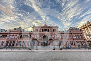 Casa Rosada building in Buenos Aires, Argentina.