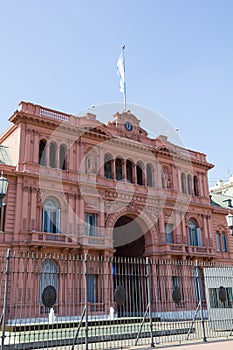 Casa Rosada Pink House Presidential Palace of Argentina. May Square, Buenos Aires.