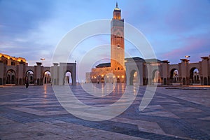 Casablanca landmark - Hassan II Mosque