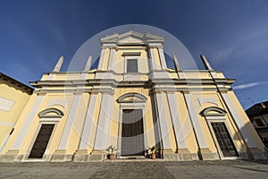 Historic church of Casaletto Lodigiano, Italy photo