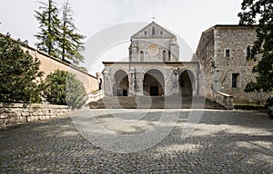 Casamari Abbey in Ciociaria, Frosinone, Italy photo