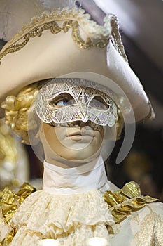 Casanova Mask in Venice Carnival