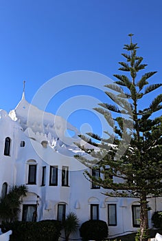 Casapueblo building in Punta Ballena, Uruguay photo