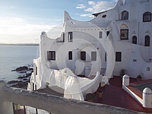 Casapueblo located in Punta Ballena, Uruguay photo