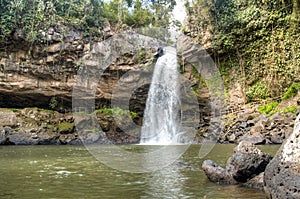 Cascada Blanca waterfall near Matagalpa, Nicaragua