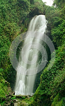 Cascada De Peguche Waterfall, Ecuador photo