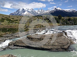 Cascada in Torres deal Paine National Park