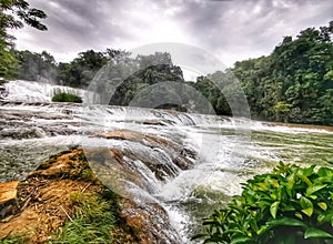 Cascadas de agua azul, Chiapas. Mexico photo