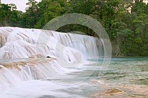 Cascadas de Agua Azul waterfall