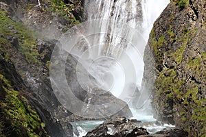 Cascade de Dormillouse, Ecrins National Park in French Hautes Alpes