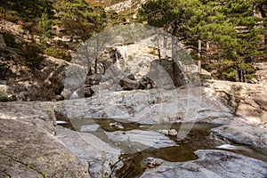 Cascade des Anglais at Vizzavona in Corsica