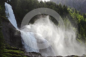 The Cascade du Rouget in the french Alps