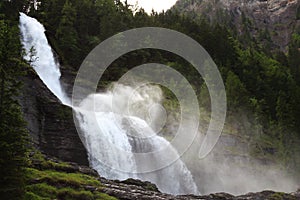 The Cascade du Rouget, french Alps