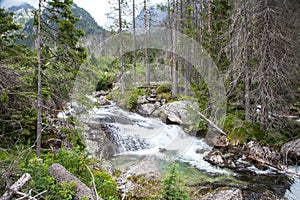 Kaskáda ve Vysokých Tatrách, Slovensko