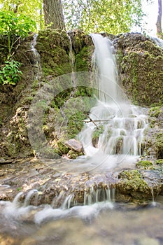 A Cascade of Little Waterfalls in Forest Krushuna, Bulgaria 6