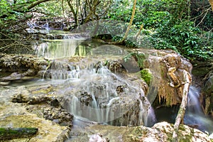 A Cascade of Little Waterfalls in Forest Krushuna, Bulgaria 2