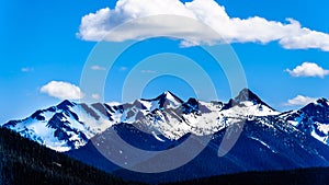 The Cascade Mountain range in BC Canada