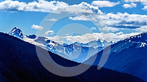 The Cascade Mountain range in BC Canada