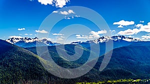 The Cascade Mountain range in BC Canada