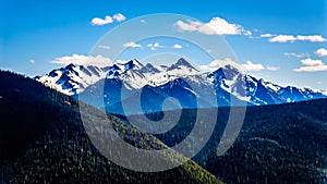 The Cascade Mountain range in BC Canada