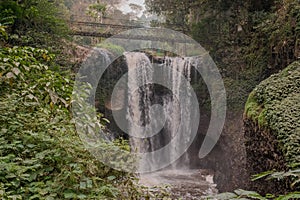 Cascade Serenity: Waterfall at Taman Hutan Nature Park