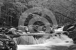 Cascade in Tremont at Great Smoky Mountains National Park TN USA