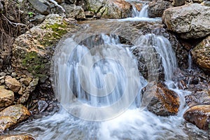 Cascades at a creek near Pufels, South Tyrol