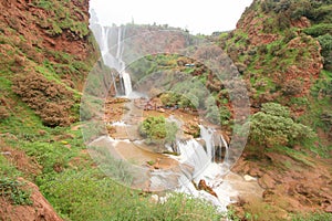 Cascades d`Ouzoud in Morocco