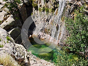 Cascades de Radule in Corsica, France.