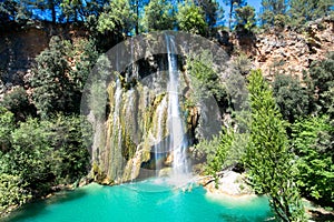 Cascades de Sillans in the Haute Provence in France