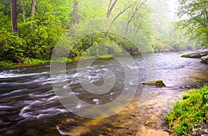 Cascades on the Gunpowder River near Prettyboy Reservoir in Baltimore County, Maryland.