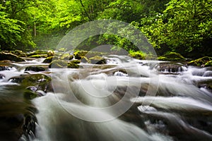 Cascades at the Oconaluftee River